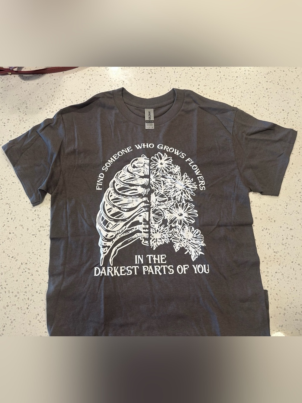 Gildan Black Womens Graphic Tee